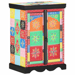 Mehrfarbiger Konsolentisch mit Regal 50x30x70 cm