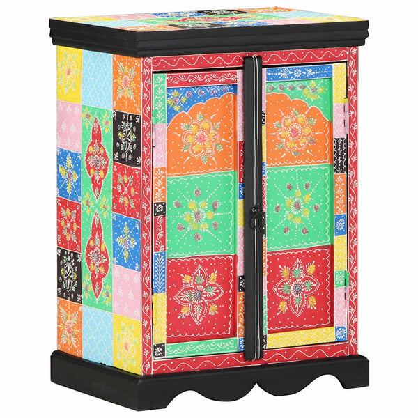 Mehrfarbiger Konsolentisch mit Regal 50x30x70 cm