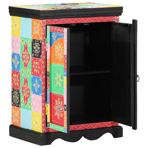 Mehrfarbiger Konsolentisch mit Regal 50x30x70 cm