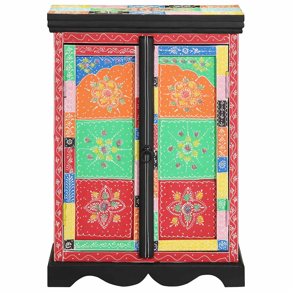 Mehrfarbiger Konsolentisch mit Regal 50x30x70 cm