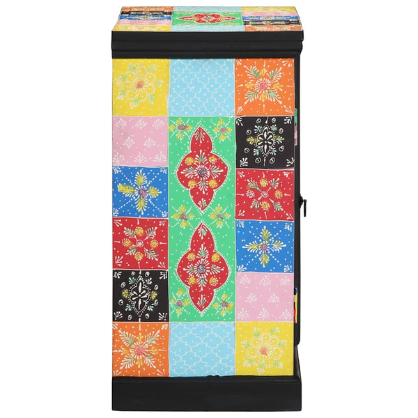 Mehrfarbiger Konsolentisch mit Regal 50x30x70 cm