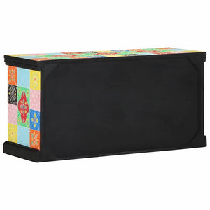 Mehrfarbiger TV-Schrank Mango Massivholz 100 cm