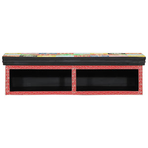 TV-Schrank mit Regal, Mehrfarbig, 80 cm