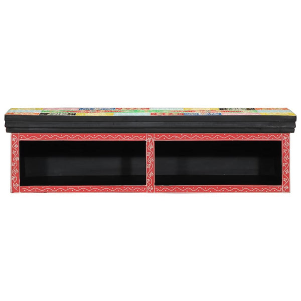 TV-Schrank mit Regal, Mehrfarbig, 80 cm