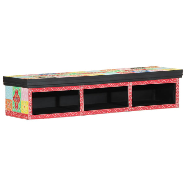 TV-Schrank mit Regal, Mehrfarbig