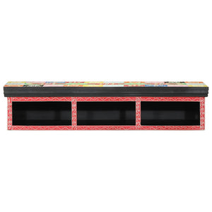 TV-Schrank mit Regal, Mehrfarbig