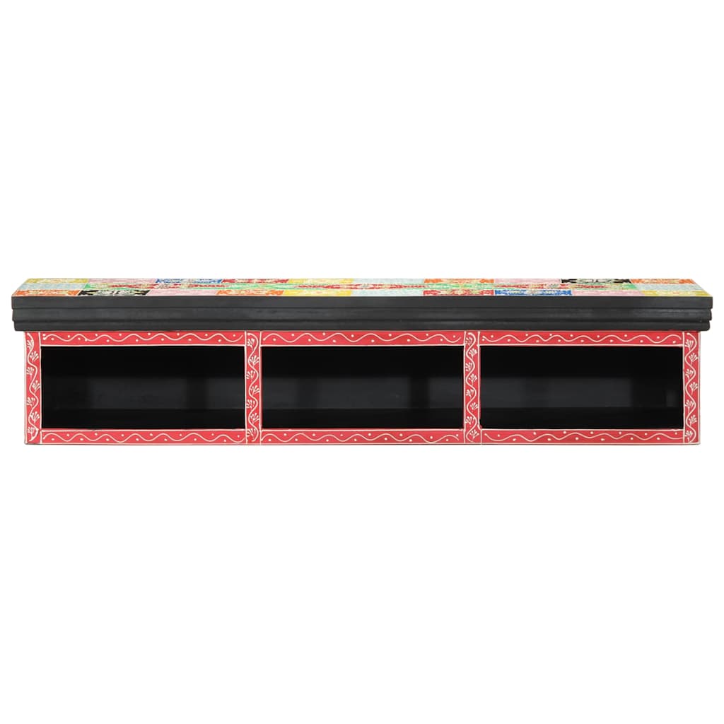 TV-Schrank mit Regal, Mehrfarbig