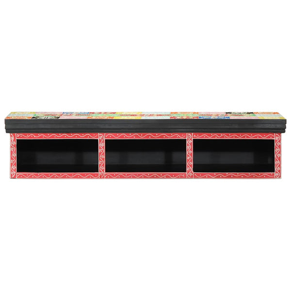 TV-Schrank mit Regal, Mehrfarbig