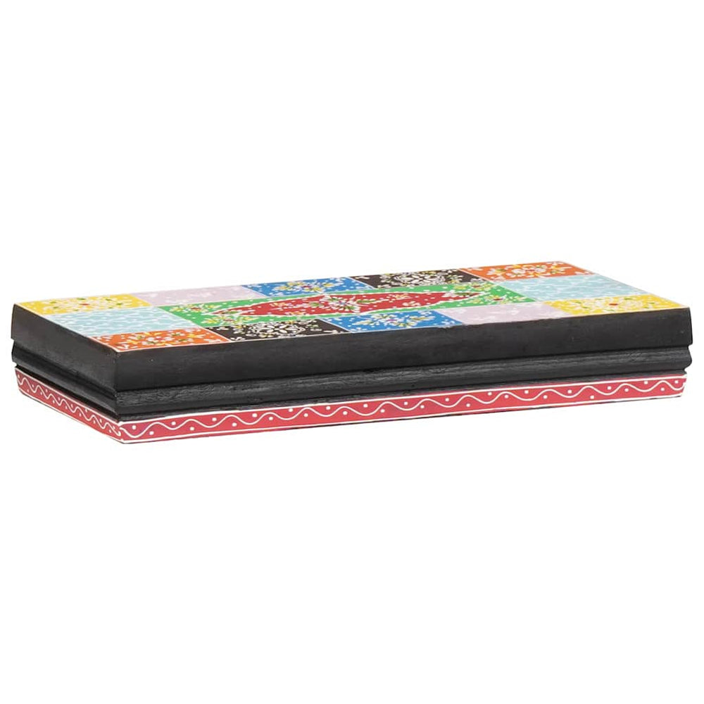 vidaXL Étagères murales multicolores 40 x 20 x 6 cm Bois de manguier massif