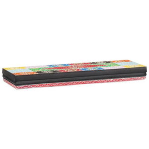 Mehrfarbiges Wandregal Mango Massivholz 60cm