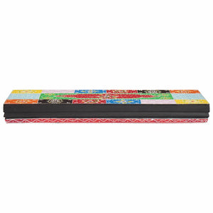 Mehrfarbiges Wandregal Mango Massivholz 60cm