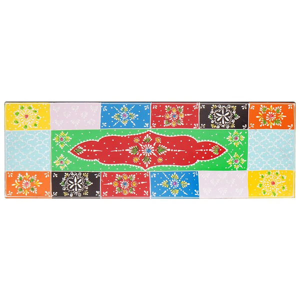 Mehrfarbiges Wandregal Mango Massivholz 60cm