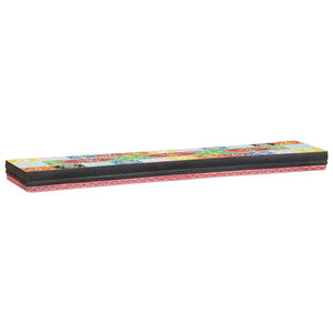 Mehrfarbiges Wandregal Mango Massivholz 100cm