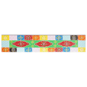 Mehrfarbiges Wandregal Mango Massivholz 100cm