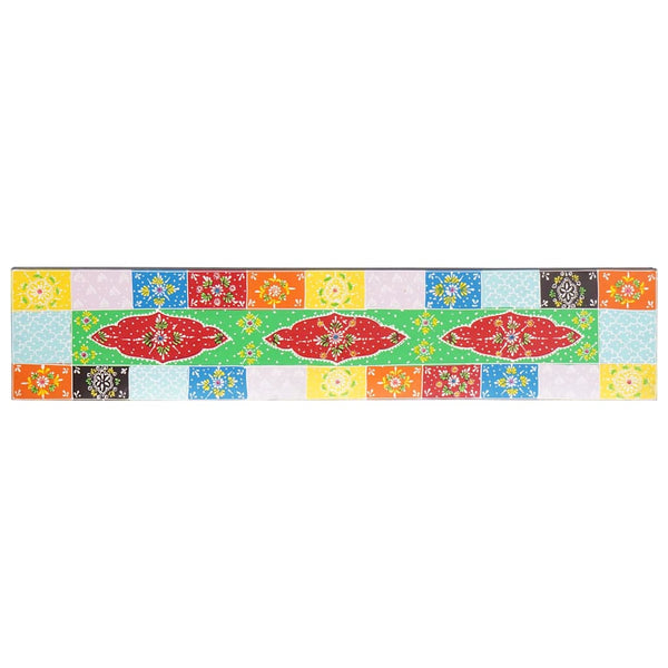Mehrfarbiges Wandregal Mango Massivholz 100cm