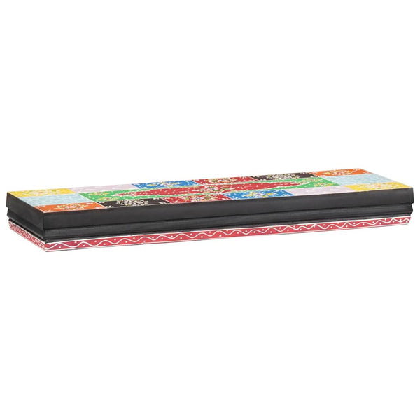 Mehrfarbige Wandregale, 3er-Set, Mango Massivholz