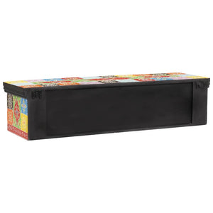 Mehrfarbiger TV-Schrank Mango Massivholz 100cm