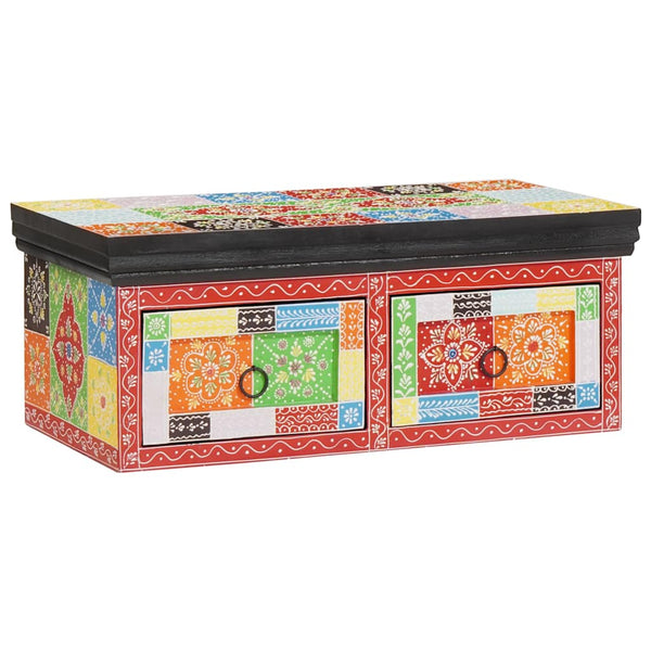 vidaXL TV Cabinets Multi-color 60 x 30 x 24 cm Solid Mango Wood