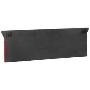 Schwarzer Garderobenständer Mango Massivholz 80cm