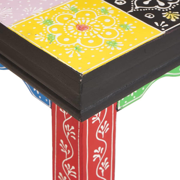 vidaXL Square Table 3 pcs Multicolour