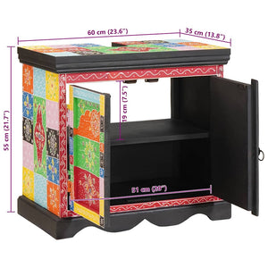 Waschbeckenunterschrank Mango Massivholz Braun 60cm