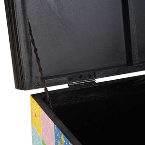 Mehrfarbige Aufbewahrungsbox Mango Massivholz 60x40x40cm