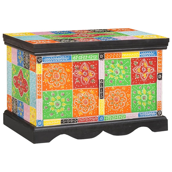 Mehrfarbige Aufbewahrungsbox Mango Massivholz 60x40x40cm