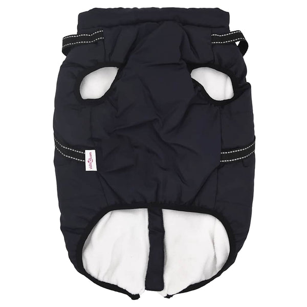 Hundemantel mit Geschirr Marineblau L44