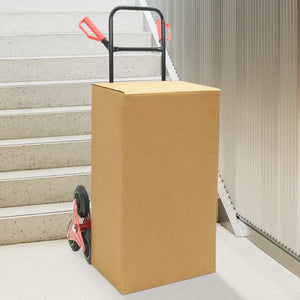 Handwagen Stahl Schwarz und Rot
