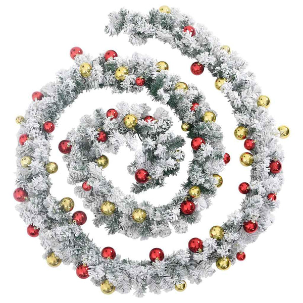 Weihnachtsgirlande mit LED Grün 20 m
