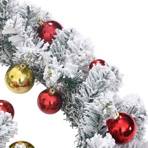 Weihnachtsgirlande mit LED Grün 20 m