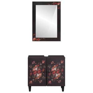 Wandmontiertes Badezimmerschrank-Set Mango