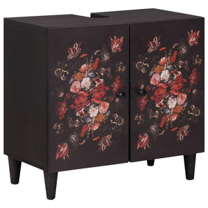 Badezimmerschrank Set Mango Massivholz 5-teilig