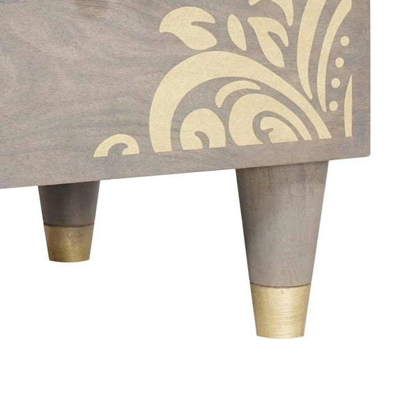 Wandmontiertes Badezimmerschrank-Set Grau Mango