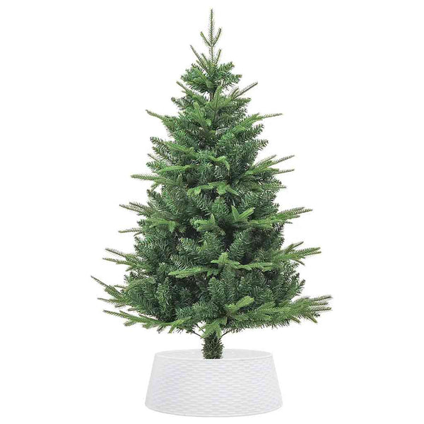 Weihnachtsbaum-Rock Weiß Ø65cm