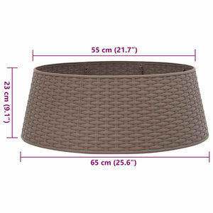 Brauner Weihnachtsbaumständer Ø65cm