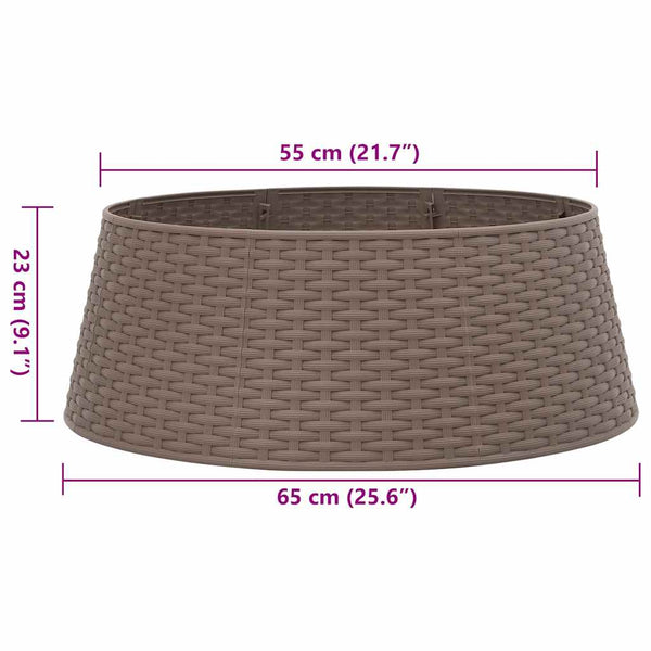 Brauner Weihnachtsbaumständer Ø65cm