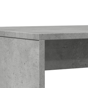Esstisch Set mit Bank, Betongrau