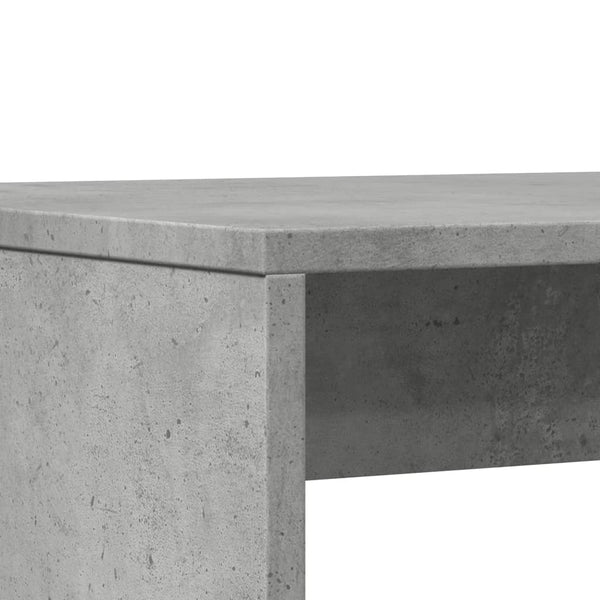 Esstisch Set mit Bank, Betongrau