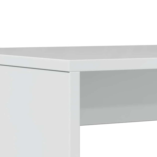 3-tlg. Esstisch Set mit Bank, Weiß
