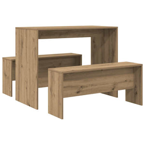 Esstisch mit Bank Set Artisan-Eiche