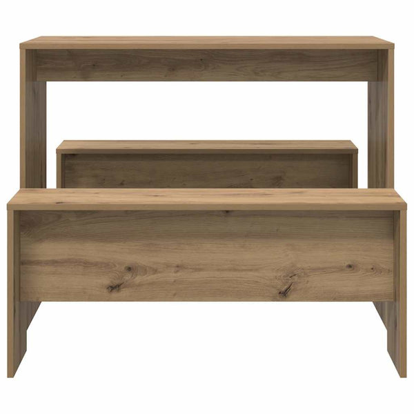 Esstisch mit Bank Set Artisan-Eiche