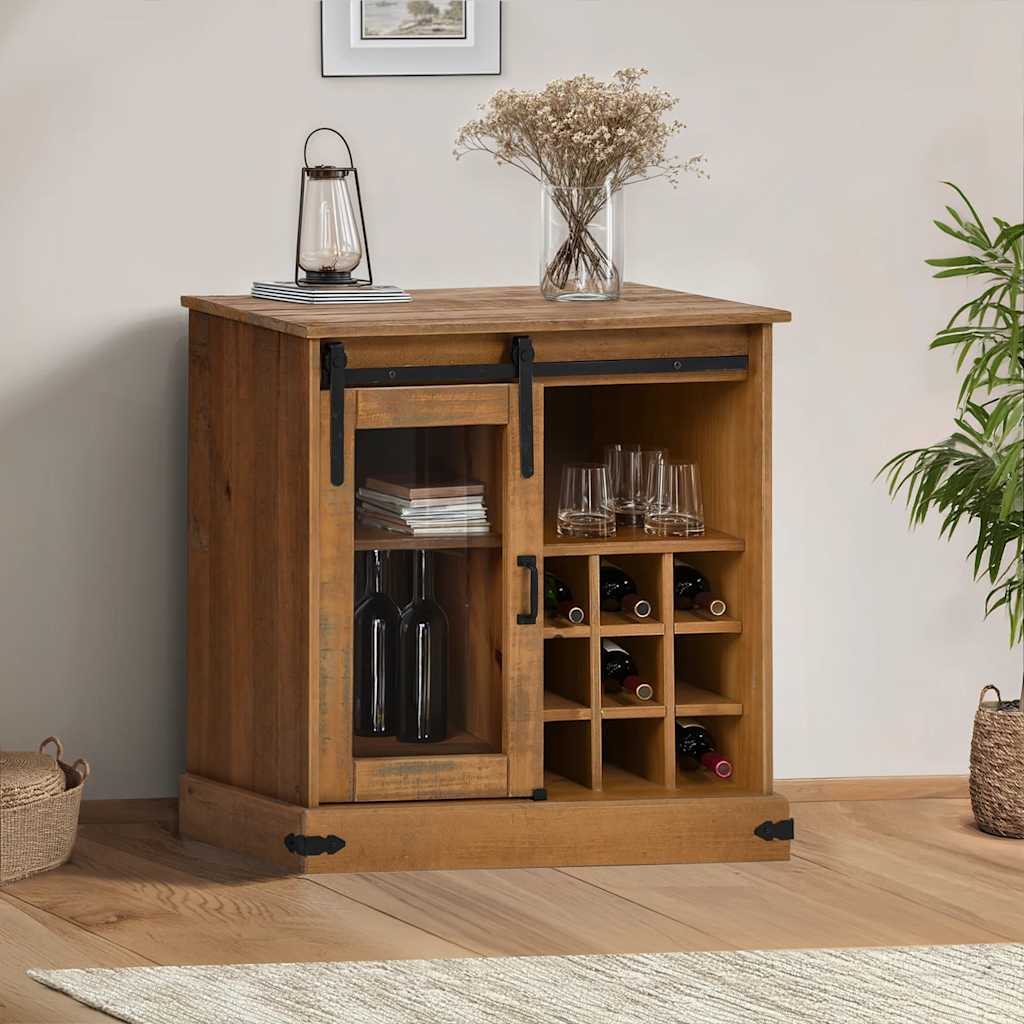 HALDEN Sideboard mit Schiebetür, Massivholz