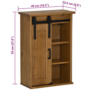 HALDEN Hängeschrank Kiefer, 49x22,5x70 cm