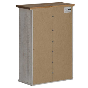 HALDEN Hängeschrank Weiß Kiefer 49x70 cm