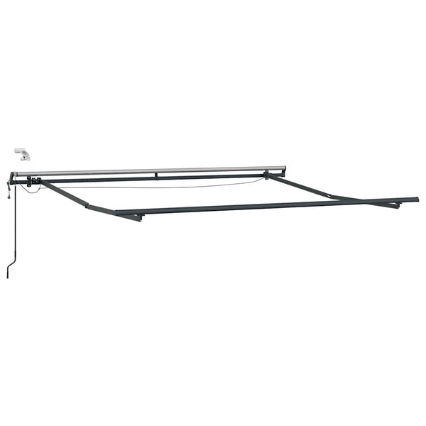 Automatische Weinrote LED Markise 300x250 cm