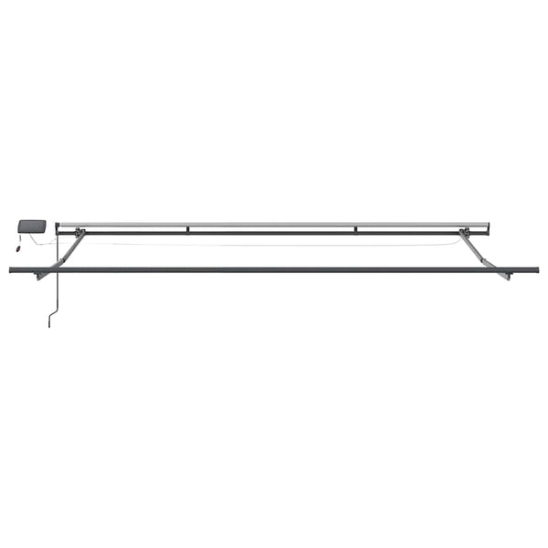 Manuelle Weinrote LED Markise 400x300 cm