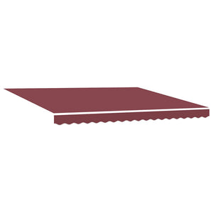 Automatische Weinrote LED Markise 400x300 cm