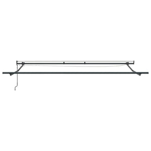 Automatische Weinrote LED Markise 500x300 cm