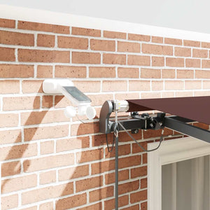 Automatische LED Markise Braun 300x250 cm